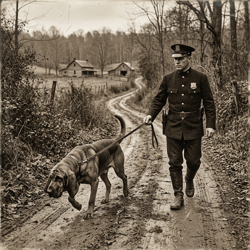 Historischer Bloodhound Nick Carter